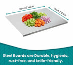 Stainless Steel Cutting Board | Premium Rust-Free Chopping Board for Kitchen