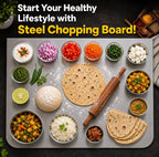 Stainless Steel Cutting Board | Premium Rust-Free Chopping Board for Kitchen